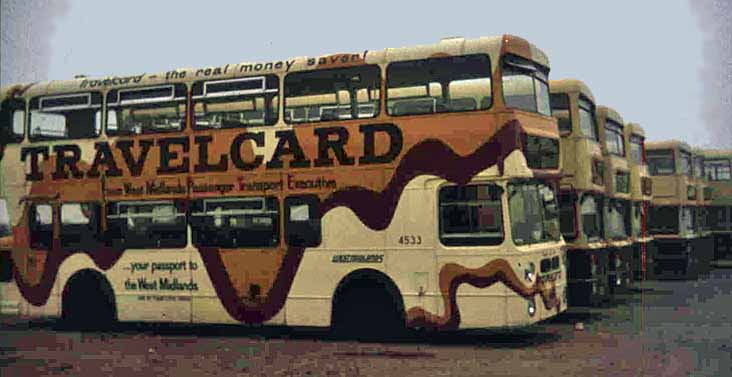 West Midlands PTE Daimler Fleetline Park Royal 4533